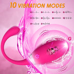 Remote-Controlled Vibrating Bullet, Wearable Panty Toy for Clitoral & G-Spot Stim