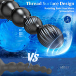 360° Rotating Vibrating Butt Plug with App Control & 10 Modes for Men & Women