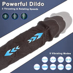 8.9” Thrusting Dildo with App Control, 9 Vibration & 3 Thrusting Modes, Suction Cup