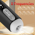 Automatic Male Masturbator with 8 Vibration & Suction, Realistic Textured Stroker