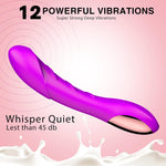 Realistic Dildo Vibrator for G-Spot, Clitoral & Anal Stimulation | 12 Modes