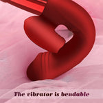 Realistic Dildo Vibrator with 10 Licking & Vibration Modes for G-Spot & Clitoral.
