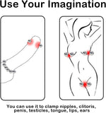 Adjustable Nipple Clamps for Women, BDSM Pleasure Device for Couples and SM
