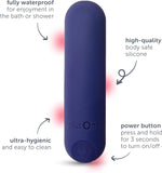 Rechargeable Mini Bullet Vibrator – Waterproof, Body-Safe Silicone, 10 Vibration Modes