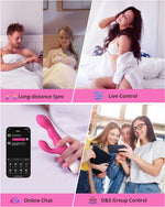 Nora App-Controlled Rabbit Vibrator – Dual Motor Clitoral & G-Spot Massager