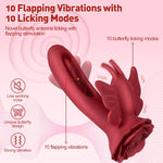 Wearable G-Spot Vibrator - 9 Vibration & 4 Flapping Modes, Remote Control, Waterproof