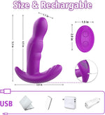 360° Rotating Wearable G-Spot & Clitoral Vibrator – Wireless, Waterproof & Rechargeable
