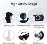 Automatic Thrusting Machine with Suction Cup & 8 Attachments for Couples