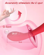 Rose Shaped Vibrator – 10 Vibration Modes, Waterproof G-Spot & Clitoral Stimulator