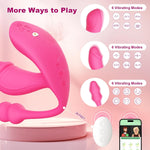 3-in-1 Wearable Vibrator – G-Spot, Anal Plug & Panty Toy with App & Remote