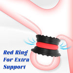 Penis Ring Set for Men, 8 Sizes, Silicone Cock & Ball Stretcher for Erection Aid