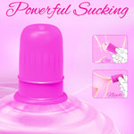 BDSM Nipple Sucker Set for Women, Silicone Nipple Stimulator Clamps (Purple)