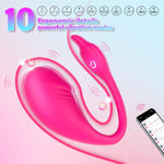 Wearable Vibrating Panty with 10 Modes, APP Control, G-spot & Clit Stimulator.