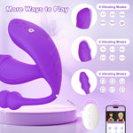 3-in-1 Wearable Vibrator & Anal Plug – App & Remote Control, G-Spot & Clit Stimulator