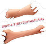 3-in-1 Male Masturbator Toy with Realistic Mouth, Vagina & Anal Textures (Tan)