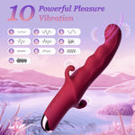 3-in-1 G-Spot Rabbit Vibrator – Waterproof, Rechargeable & Realistic for Pleasure