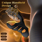 Men's Vibrating Stamina Trainer with 10 Modes – Handheld Male Stroker Toy