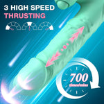 Beginner Thrusting Dildo Vibrator – G-Spot & Clitoral Stimulator with 10 Modes
