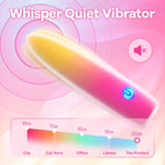 Mini Bullet Vibrator – Waterproof, Rechargeable & 10 Modes for Clit & Nipple Play