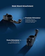 Domi 2 Prostate Massager Attachment for Men, Anal Vibrator for with APP Remote Control Toy, Prostate Stimulator Toy for Sex, Male Attachment for Domi 2 Vibrator Wands