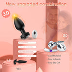 Dual Anal Plug Vibrator – Remote Control, 10 Modes, Prostate Massager for Men & Women