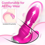 Wearable Thrusting Vibrator with App & Remote Control, Dual-Ended & 9 Modes