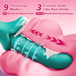 Thrusting & Vibrating Rabbit Vibrator – G Spot, Clit & Anal Stimulation, LCD Display