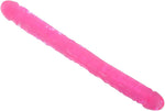 Flexible Double-Ended Dildo for Women, Waterproof Dual Dong for G-Spot & Anal Play