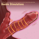 Wriggling Rabbit Vibrator with 10 Modes & 3 Speeds – Waterproof & Rechargeable