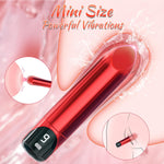 Mini Bullet Vibrator for Women – 9 Modes, LED Display, Discreet G-Spot & Clitoral Toy