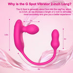 Couple G-Spot & Anal Vibrator, 7 Modes, APP Remote, Wearable Panty Stimulator