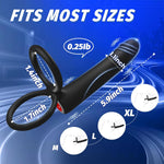 Strap-On Vibrating Anal Dildo with Cock Ring – Dual Stimulation for Men & Couples