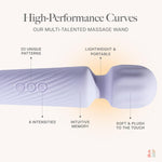 Rechargeable Wand Vibrator – 20 Patterns, 8 Speeds, Quiet & Compact Clit Stimulator