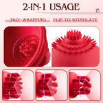 Wireless Nipple Clamps with 10 Rotation Modes, Rechargeable Sucking Stimulator
