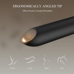 Rechargeable Bullet Vibrator with Angled Tip for Clitoral & G-Spot Stimulation