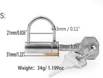 3mm Titanium Locking Ring Device – Secure Personal Lifestyle Accessory with Lock System