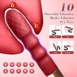 Soft Silicone G-Spot Vibrator – 10 Modes, Waterproof, USB Rechargeable Adult Toy