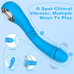 G-Spot Vibrator Dildo with 10 Vibration Modes & Clitoral Stimulator for Women