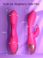 Dual Motor Rabbit Vibrator – G-Spot & Clitoral Stimulator with 10 Vibration Modes