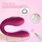 Clitoral & G-Spot Vibrator with Pulsating Tapping, 5 Vibration Modes, Waterproof