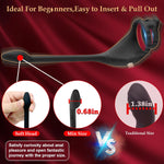 App-Controlled Vibrating Cock Ring & Bullet – Remote Prostate & Anal Sex Toy