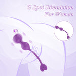 Remote Control G-Spot Vibrator with 10 Modes & 3 Massage Levels, Waterproof Silicone