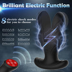 Large Vibrating Butt Plug with 8 Shock & Vibration Modes – Remote-Controlled Anal Toy