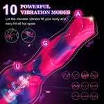 Fantasy Dragon Dildo Vibrator – 8.6” Suction Cup Toy with 10 Modes & Dual Knots