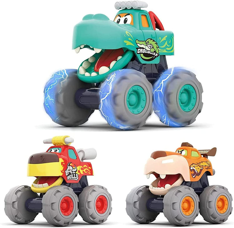 Toy Cars For 1 2 3 Year Old Boys, Monster Trucks For Toddlers