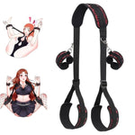 Bdsm Thigh Restraints Bondage Sexy Spreader Legs Sex Straps,Neck To Leg Adjustable Sex Restraints Toy Set,Soft Foam Pads For Comfortable, Sex Gear For Couple'S Game