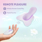 Blush Adult Sex Toy Remote Control Panty Vibrator for Women, Wearable Vibrator with 10 Vibration Modes | Clitoral & G-Spot Stimulator, Waterproof Hands-Free Butterfly Couples Massager – Purple