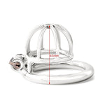 Super Small Male Chastity Device, Stealth Convenient Lock Cock Cage, Penis Ring, Hypoallergenic Stainless Steel Chastity Belt, Virginity Lock, Adult Game Sex Toy (1.57 Inch/ 4.0Cm)