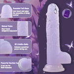 Realistic Dildo Adult Sex Toys, Silicone Sex Toy For Hand-Free, Big Dildo With Strong Suction Cup, Body-Safe Material G Spot Stimulator Dildos Harness And Strap-On For Women And Couple 7.8''