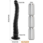 Long Dragon Dildos,14.37 Inch Snake Suction Cup Dildo,Large Butt Plugs Sex Toys For Women, G Spot